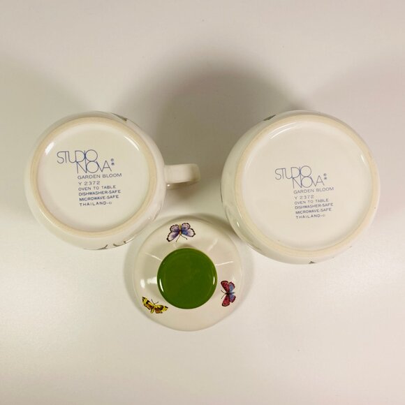 Studio Nova “Garden Bloom” Creamer and Sugar Bowl with Lid - Picture 12 of 12